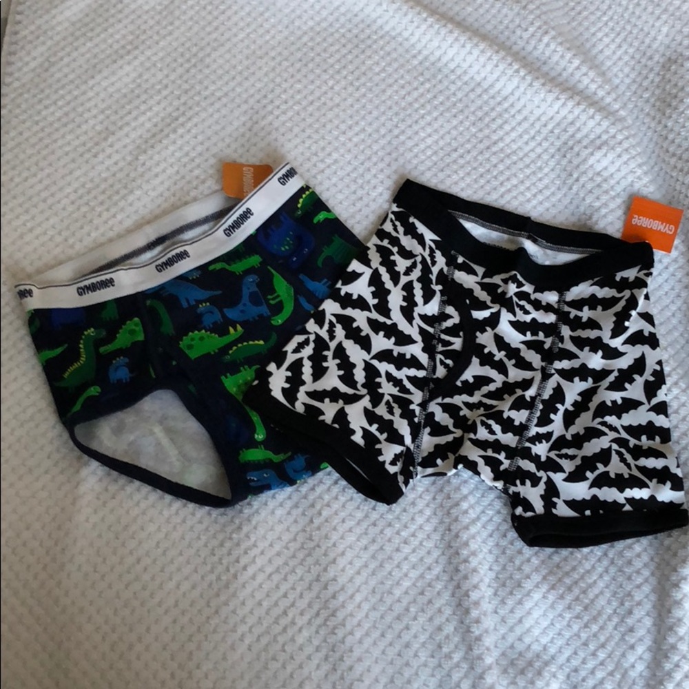 Two pairs of NWT Gymboree boy undies.